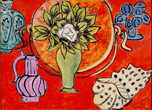 Stilleven met een magnolia door Henri Matisse