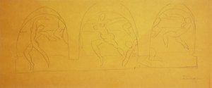 Studeren voor de dans door Henri Matisse