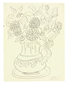 Het boeket door Henri Matisse