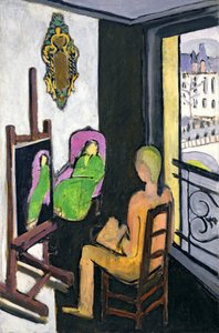 De schilder en zijn model door Henri Matisse