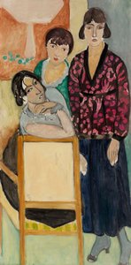 Drie zussen en "De marmeren rozentafel" (Les Trois soeurs à "La Table de marbre rose")
