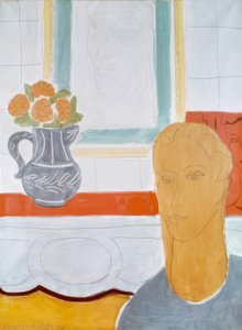 Oker hoofd door Henri Matisse