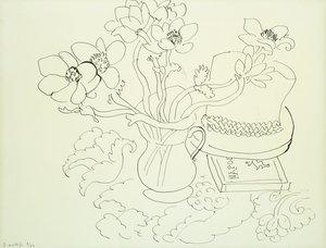 Anemoon vaas door Henri Matisse