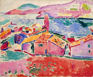 Gezicht op Collioure, ca. 1905 (olieverf op doek) door Henri Matisse