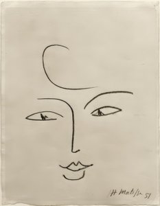 Gezicht door Henri Matisse