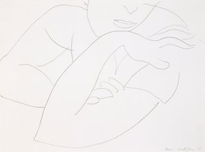 Vrouw met gekruiste armen door Henri Matisse