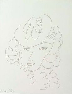 Vrouw met hoed door Henri Matisse