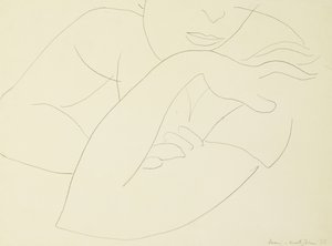 Vrouw met gekruiste armen door Henri Matisse