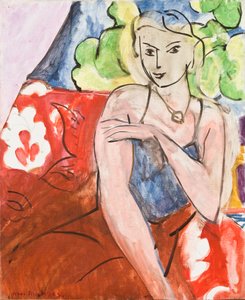 Zittend jong meisje (La Biche) door Henri Matisse