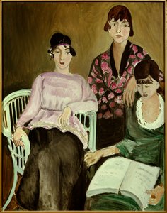 de drie zussen 1917 (olieverf op doek)