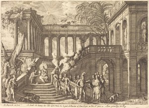 De Aanbidding der Koningen door Henri Mauperche