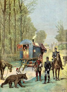 Boheemse volkstelling door de gendarmerie door Henri Meyer