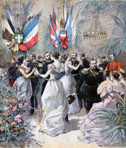 Vieringen ter ere van het Bezoek van de Russische Vloot in Toulon, 1893