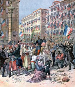 Intocht van de Fransen in Milaan, 8 juni 1859