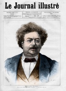 Portret van Alexandre Dumas père (1802-1870) Omslag van 