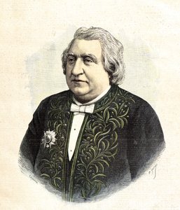 Portret van Ernest Renan door Henri Meyer