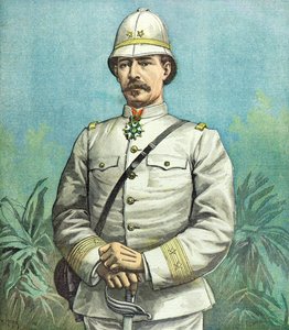 Portret van generaal Alfred Dodds door Henri Meyer