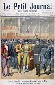 Verbod op stierenvechten in het zuiden van Frankrijk, 1895