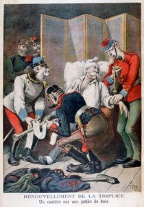 Vernieuwing van de Drievoudige Alliantie van Duitsland, Oostenrijk en Italië, 1896 door Henri Meyer