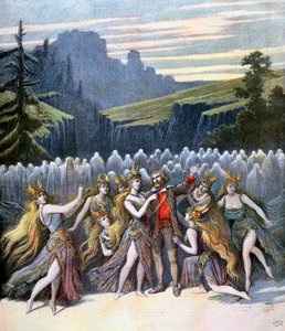 Rust in Vrede, uitvoering in het Théâtre de la Gaîté, 1894 door Henri Meyer