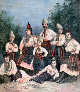 Russische zangers door Henri Meyer