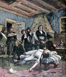 De dood van Charles Pichegru door Henri Meyer