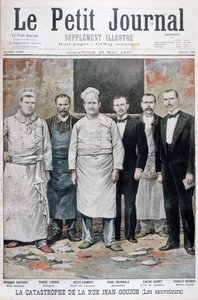 De catastrofe van Rue Jean-Goujon, Parijs, 1897 door Henri Meyer