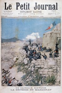 De verdediging van Mazagran, Algerije, 1896 door Henri Meyer
