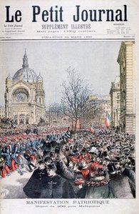 Het vertrek van Franse troepen naar Madagaskar, Parijs, 1895