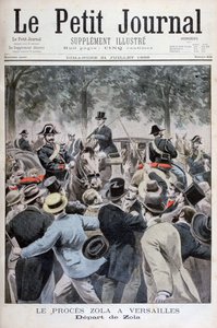 Het vertrek van Émile Zola uit Versailles, 1898 door Henri Meyer