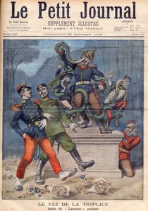 De neus van de Triplice na Laocoön. Duitsland, Oostenrijk, Italië, voor de Frans-Russische alliantie in 