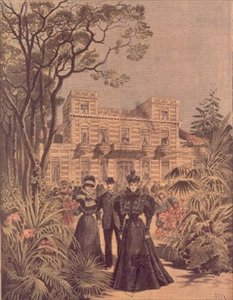 Tsarina Maria Feodorovna (1847-1928) in het Turbie Hotel