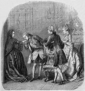 De Prinses van Lamballe, koning Lodewijk XV, Louis de Richelieu, gravin Jeanne du Barry