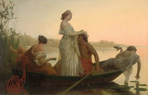 Een idylle van het huwelijk door Henri Pierre Picou