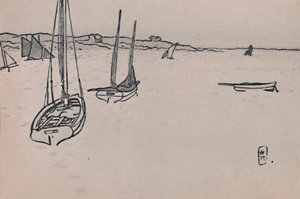 Bretons landschap, ca. 1900, 1946 door Henri Rivière