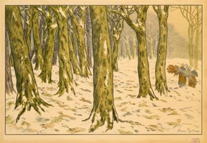 Le Bois. L’hiver door Henri Rivière