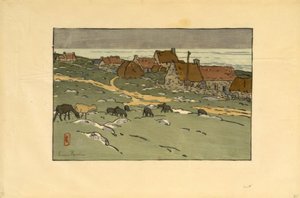 Het Plateau van de Clarté (Ploumanac’h) door Henri Rivière