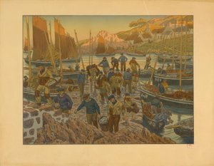 De Haven door Henri Rivière