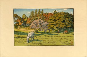 Klein bos bij de Béret (Douarnenez) door Henri Rivière