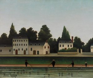 Landschap en Vier Vissers