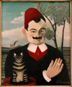 Portret van de heer X (Pierre Loti) door Henri Rousseau