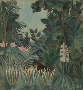 De Equatoriale Jungle door Henri Rousseau