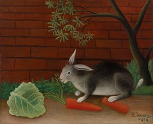 De maaltijd van het konijn door Henri Rousseau