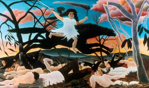 Oorlog, of de Rit van Onenigheid door Henri Rousseau
