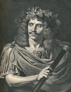 Molière als Julius Caesar in de tragedie van Pompée, 1886 door Henri Thiriat