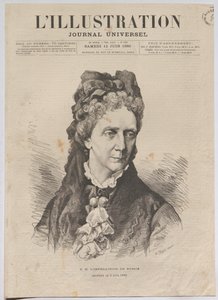 Ihre Majestät die Kaiserin von Russland; Verstorben am 3. Juni 1880 door Henri Thiriat