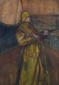 Maurice Joyant 1864-1930, 1900 door Henri Toulouse Lautrec de