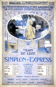 Simplon Express luxe trein