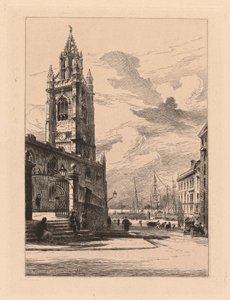 St. Nicholas Kerk, Liverpool door Henri Toussaint