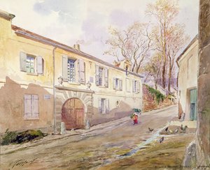 Het Huis van Armande Bejart (1642-1700) in Meudon, c.1906 door Henri Toussaint
